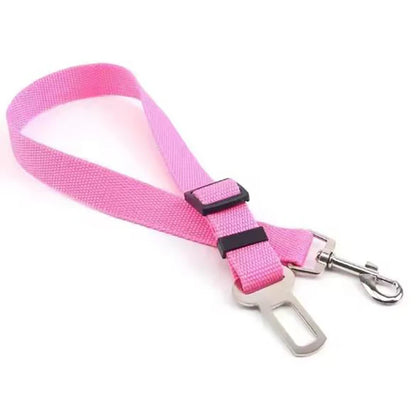 Dog Car Seat Belt Safety Harness and Leash for Travel - Pet Accessories