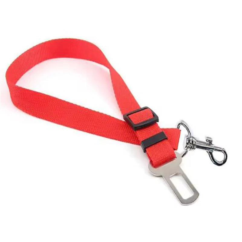 Dog Car Seat Belt Safety Harness and Leash for Travel - Pet Accessories