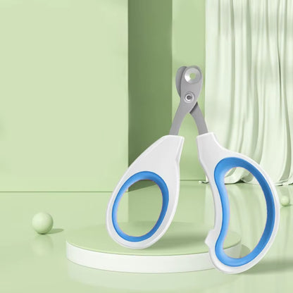 Professional Circular Hole Cat Nail Scissors and Dog Nail Clippers for Small Pets - Grooming Supplies