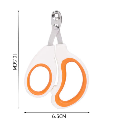 Professional Circular Hole Cat Nail Scissors and Dog Nail Clippers for Small Pets - Grooming Supplies
