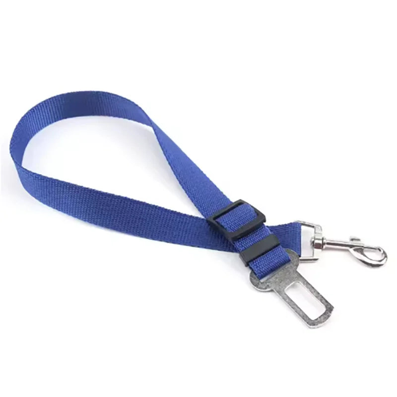 Dog Car Seat Belt Safety Harness and Leash for Travel - Pet Accessories