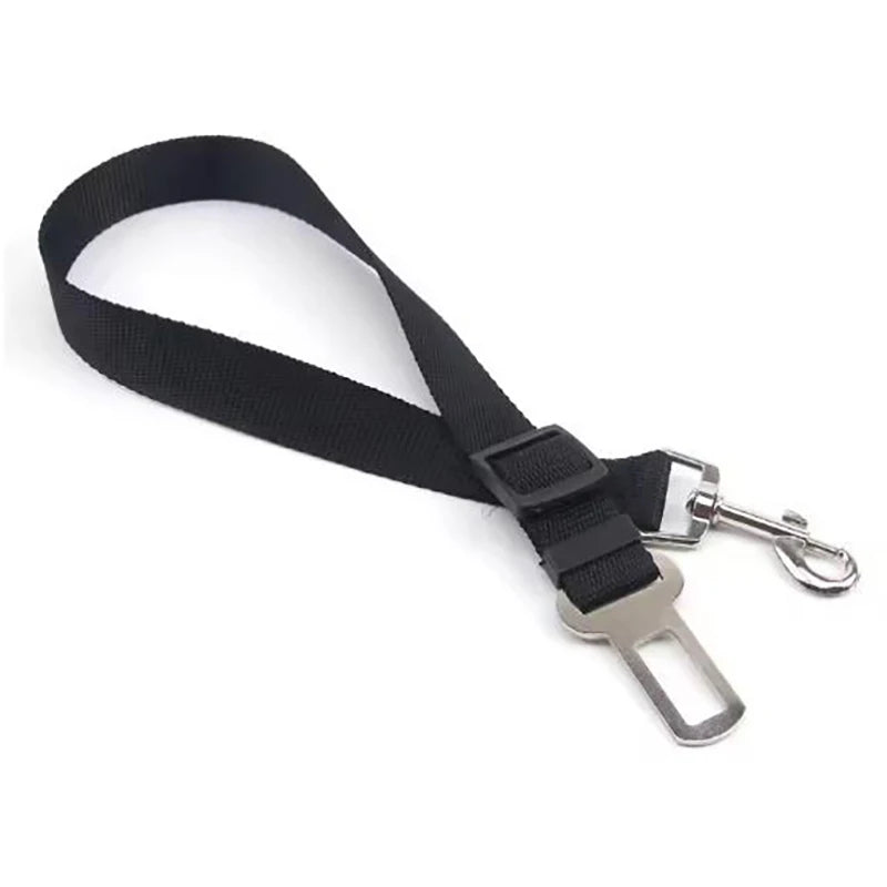 Dog Car Seat Belt Safety Harness and Leash for Travel - Pet Accessories