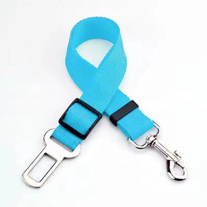 Dog Car Seat Belt Safety Harness and Leash for Travel - Pet Accessories